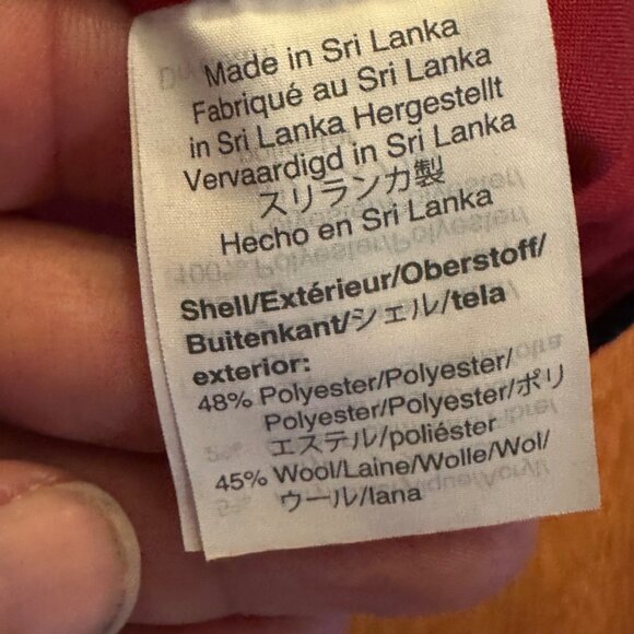 J.Crew Red & Black Buffalo Plaid Wool Blend Mini Skirt With Ruffle Detail - Picture 5 of 5